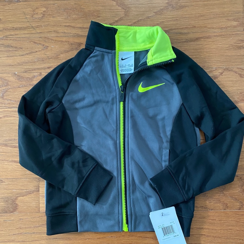 Toddler Boys Nike Fleece Full Zip Jacket - 4 - Picture 2 of 5